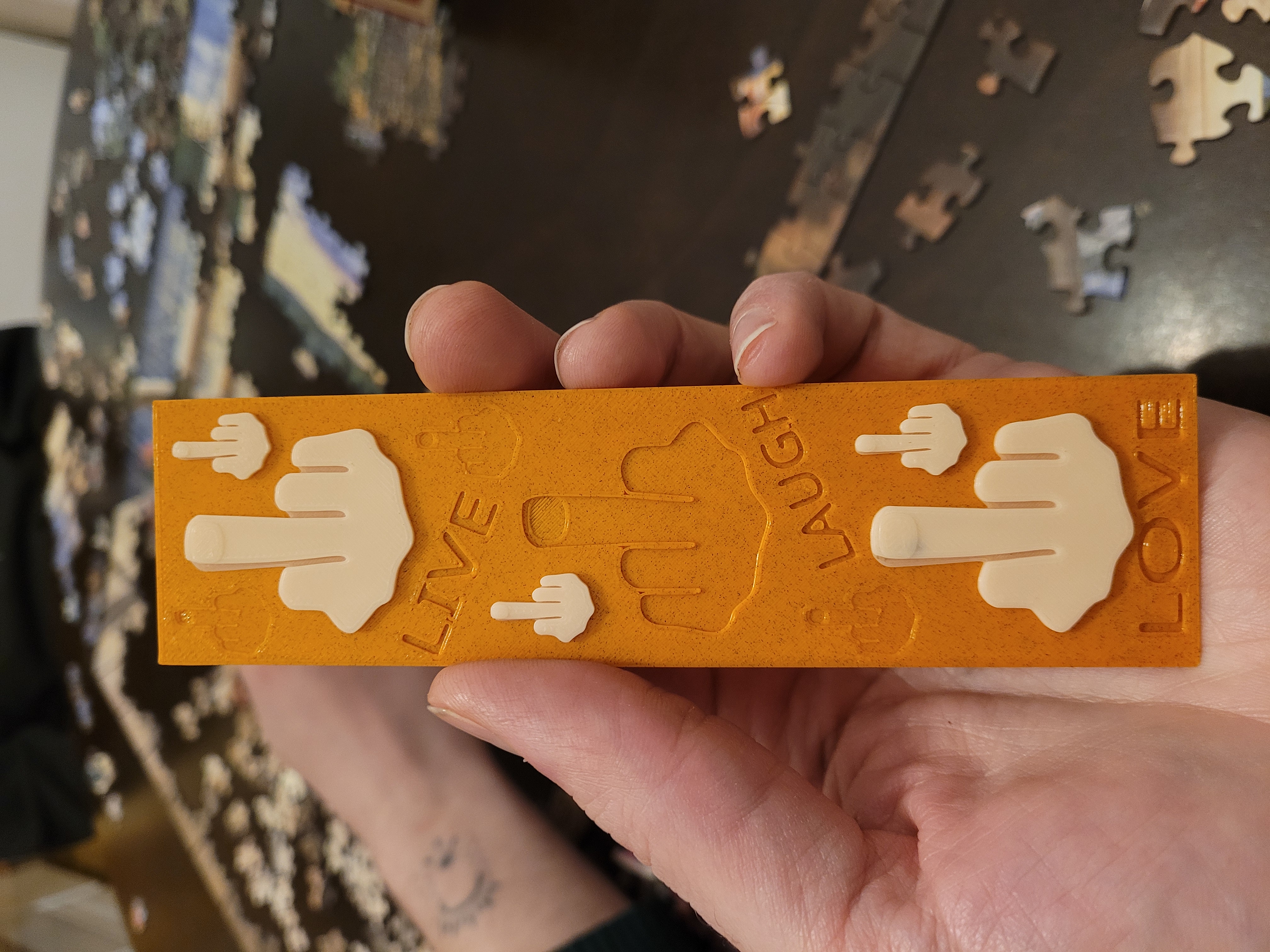 Middle Finger Bookmark