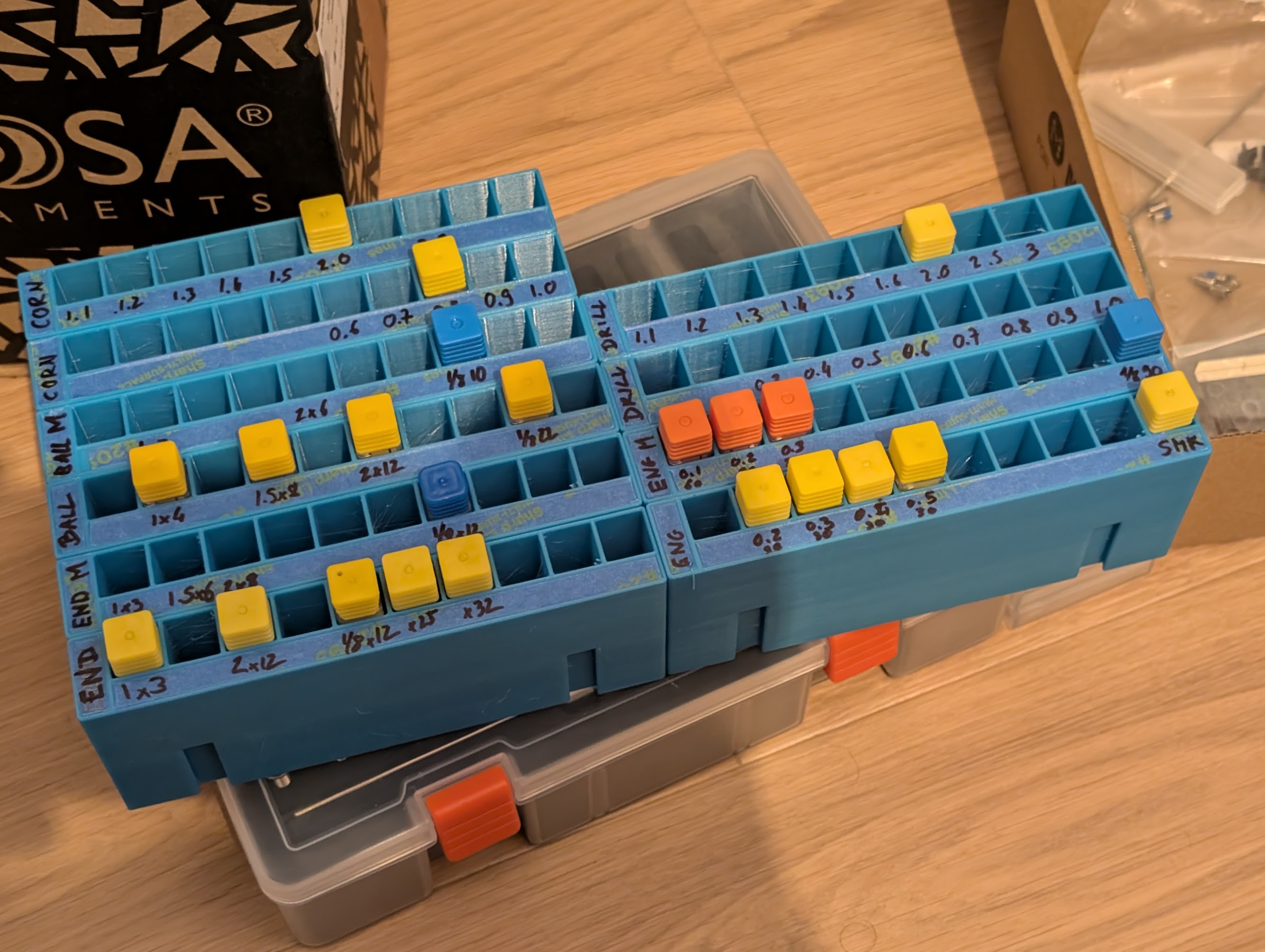 1/8" CNC Bit Organizer (for Carvera Bits and Others)
