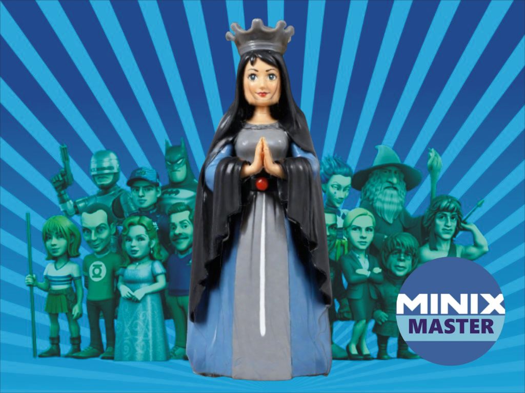 virgin mary minix figure