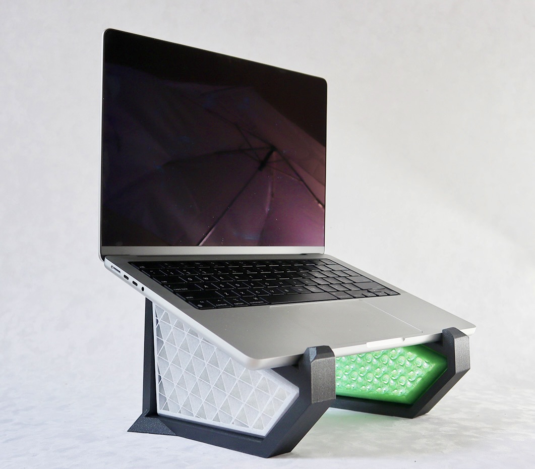 Miniatura 2 do modelo 3D Modular Laptop Riser