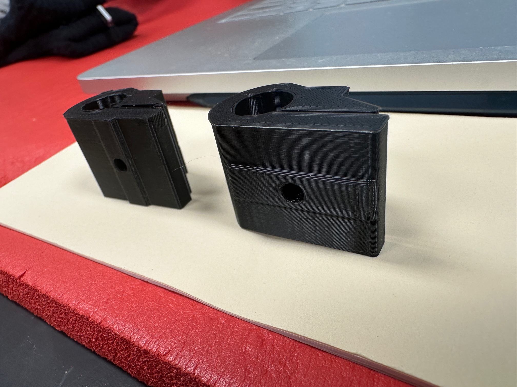 Pole Mount Tab for Horizontal Extrusion Groove ("Prusa XL Soft Filament Holder" Modification)