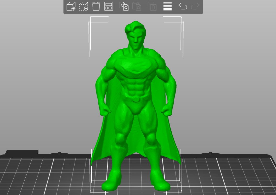 Miniatura 2 do modelo 3D superman minix figure