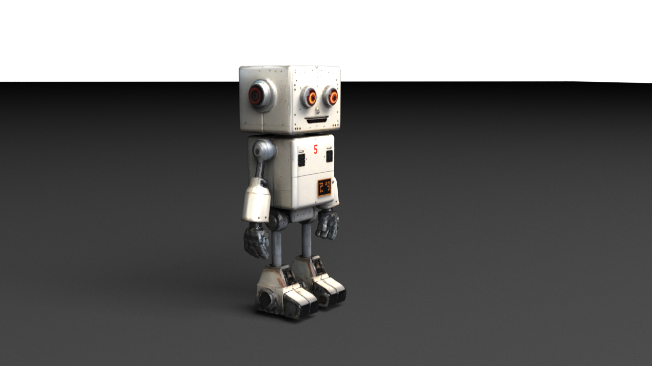 Miniatura 2 do modelo 3D Robot, Simple Robot