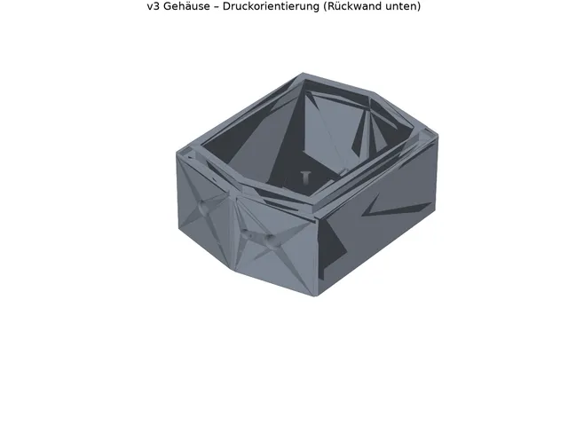 Weatherproof Outdoor Enclosure 70 × 80 × 40 mm – No Gasket, Drip-Edge Design (ASA)