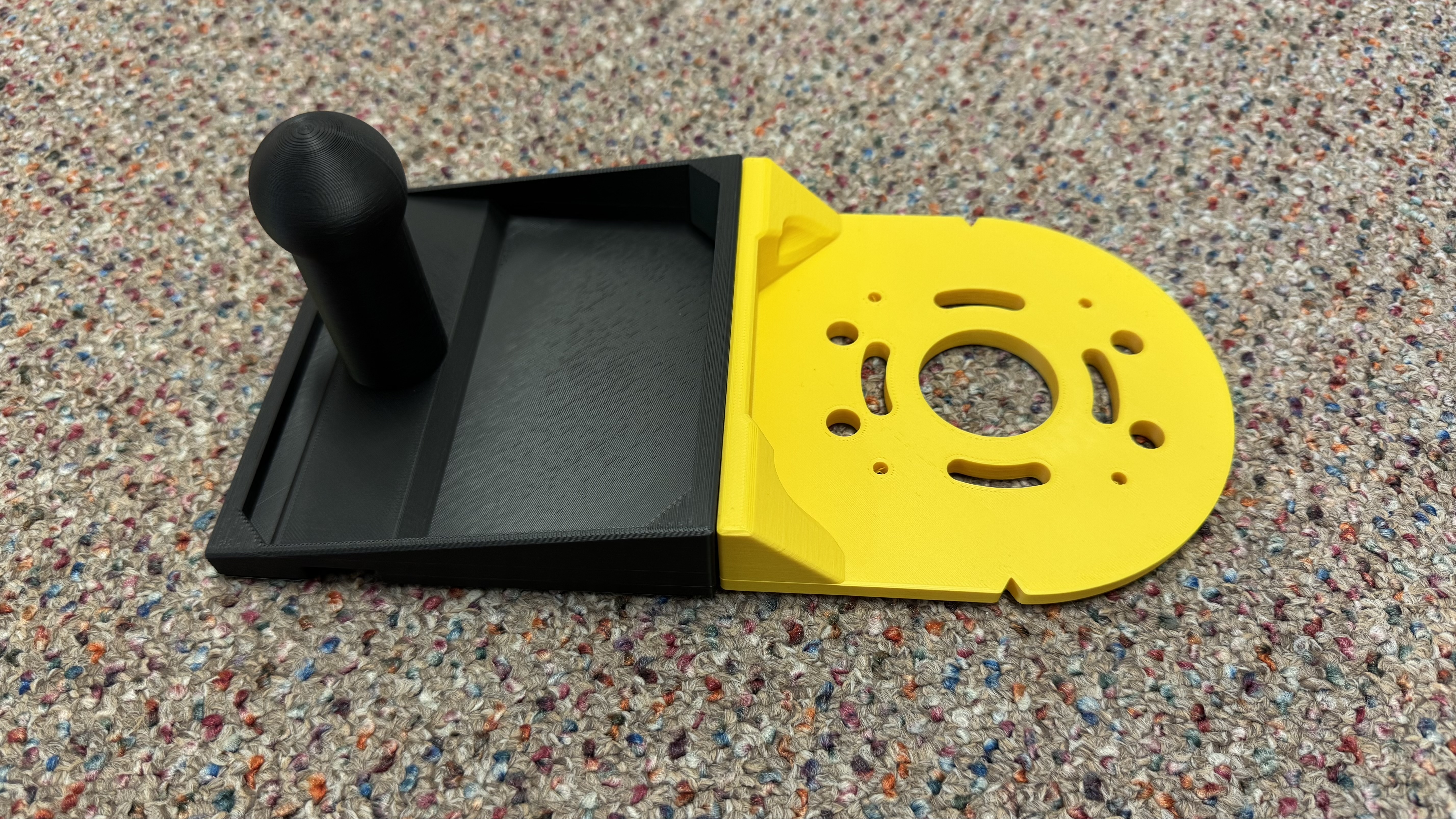 DeWalt router track guide with handle