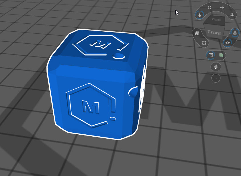 MatterHackers Calibration Key Ring — miniatura 2