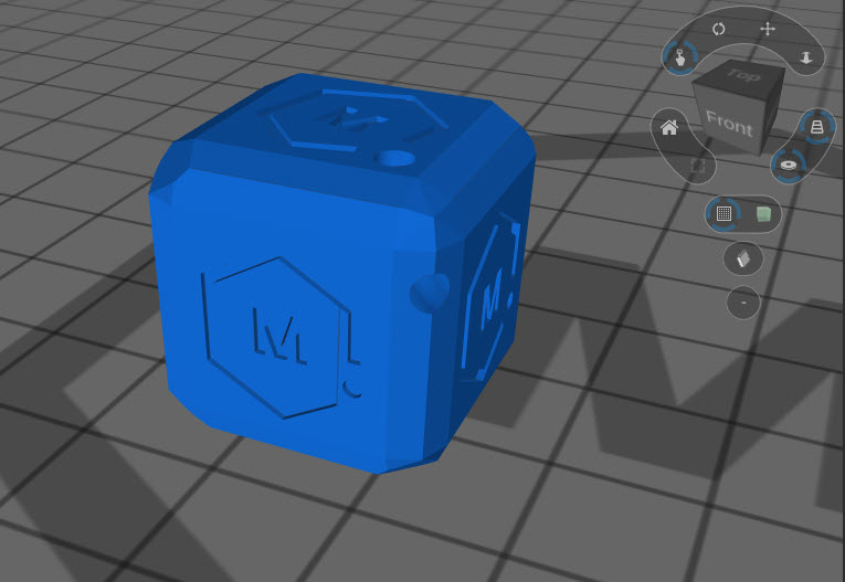 MatterHackers Calibration Key Ring — miniatura 4