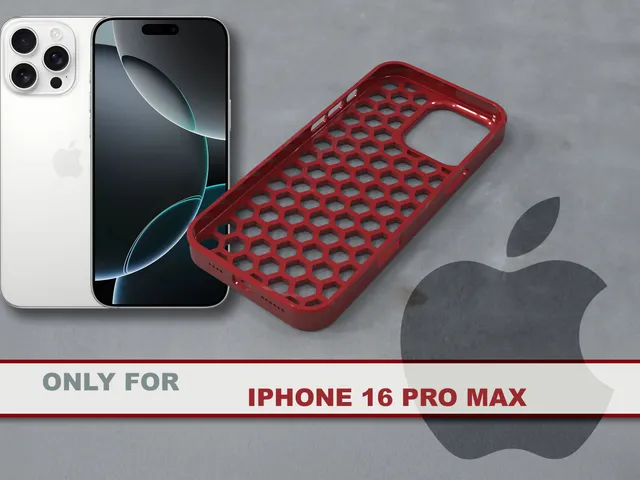 Iphone 16 Pro Max - Cover Hexagon design