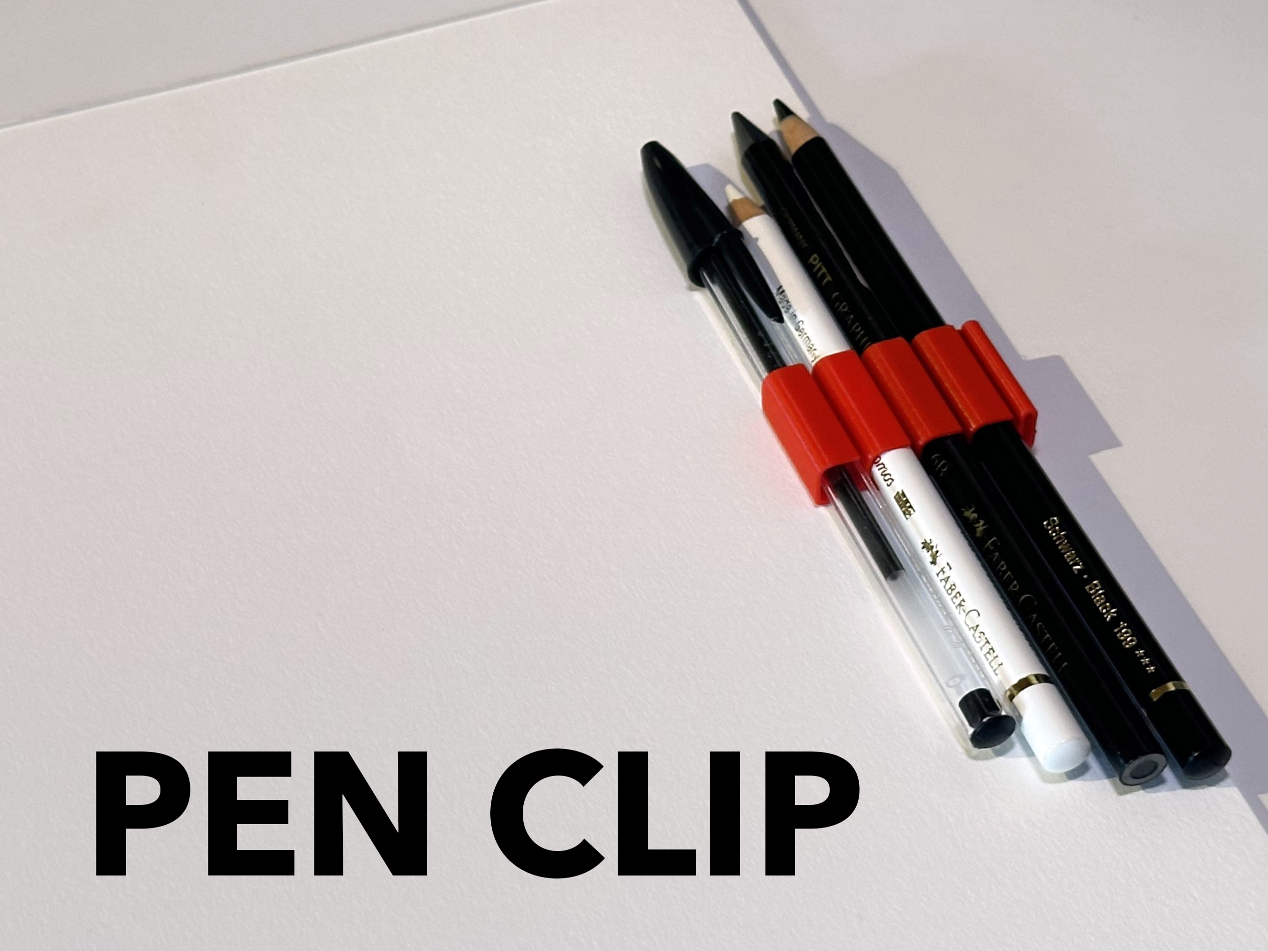 Notebook Pen Clip