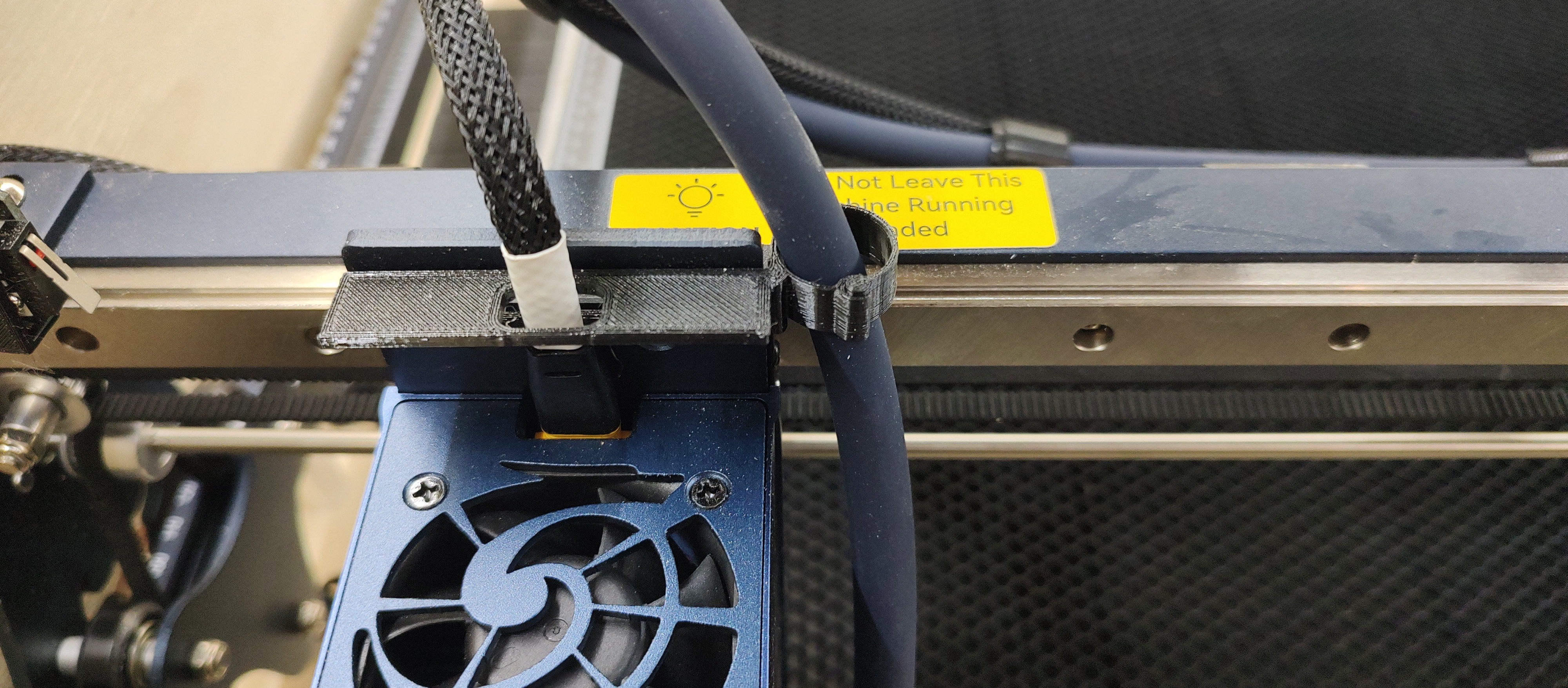 Cable organiser for LASER Sculpfun S30 remix