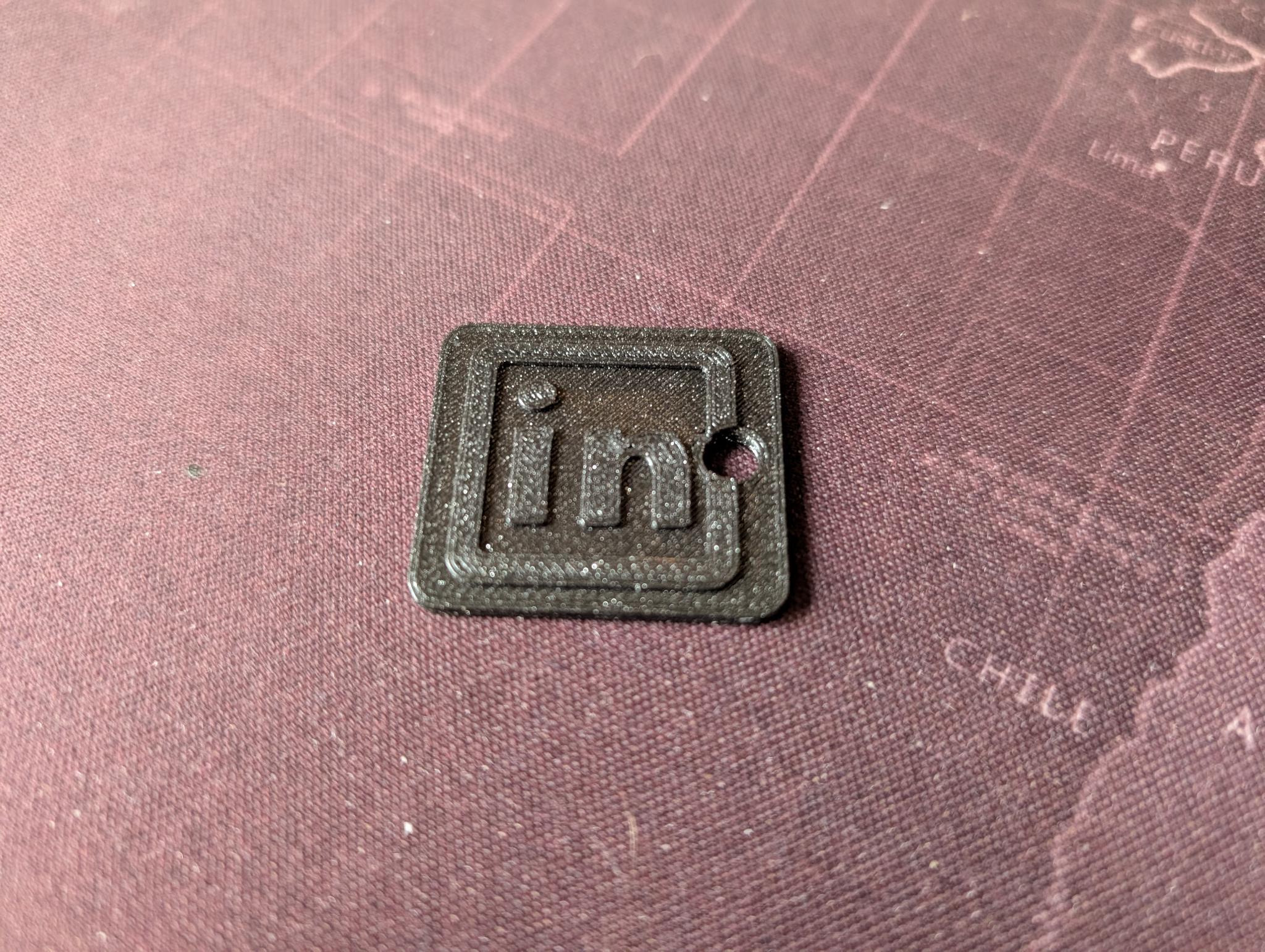 LinkedIn Keychain with NFC