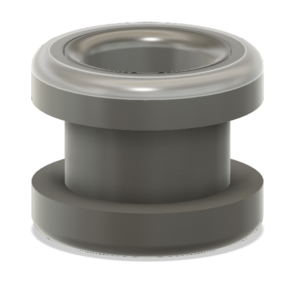 Grommet for corrugated plastic (corflute)