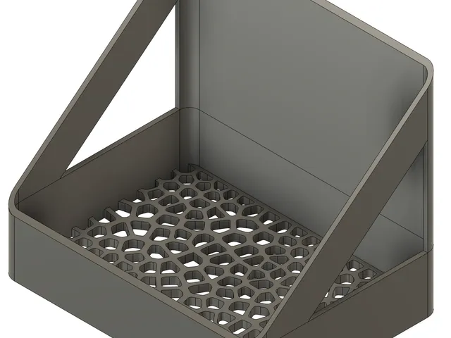 Shower Soap Shelf - Voronoi
