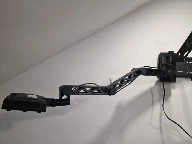 Articulating Arm LED Light Mount w/ TV Wall Mount