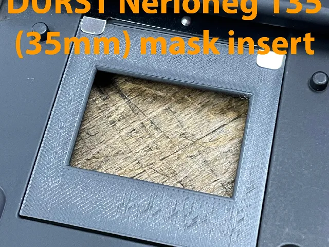 Durst Nerioneg 135 (35mm) carrier mask insert - for Durst film enlarger
