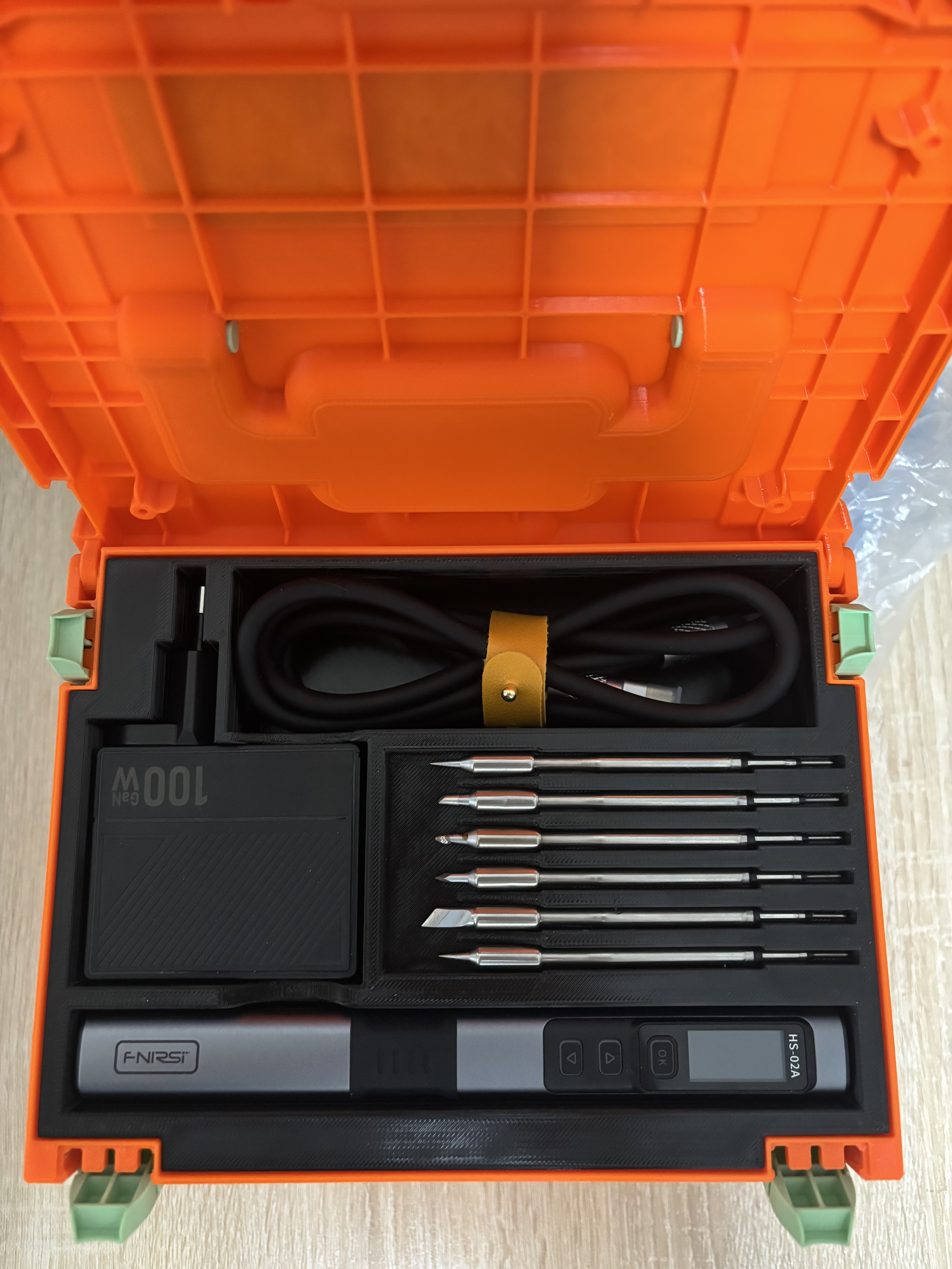 Fnirsi HS-02a Soldering Iron Storage Insert for Makita MAKPAC Mini Size 1