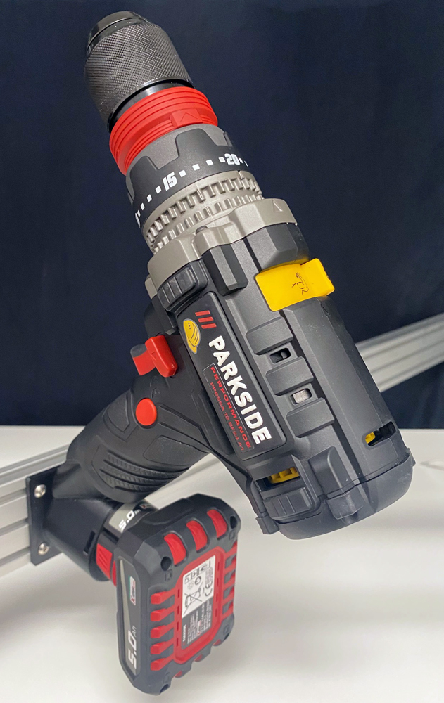 PARKSIDE 12V cordless screwdriver AND battery holder / Wallmount