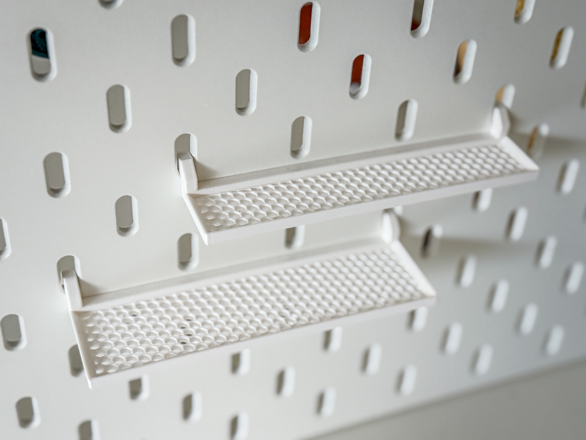 IKEA SKADIS Shelf with Honeycomb Pattern