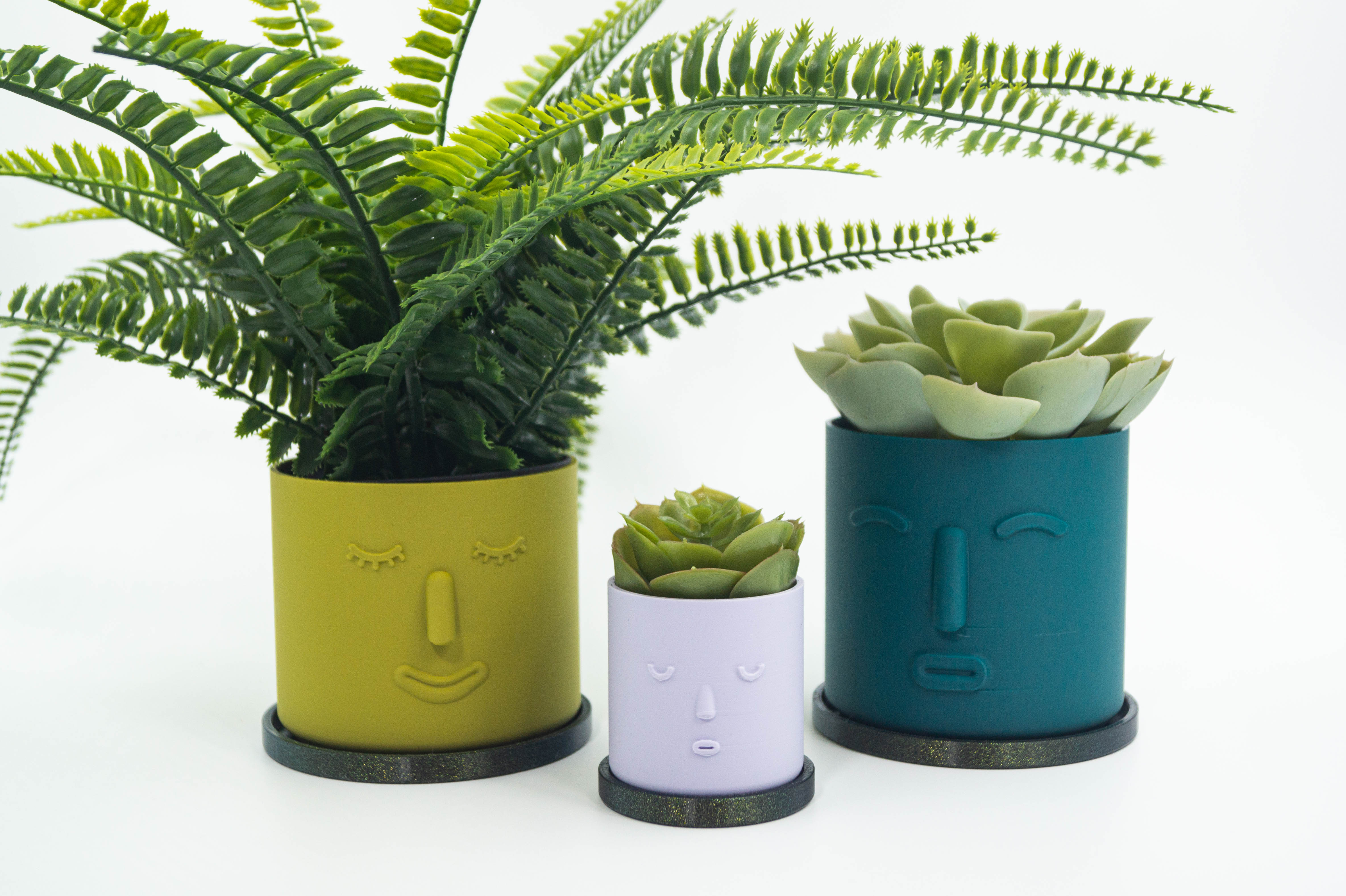 The Nosey Family Planter with Drip Tray (No AMS/MMU)