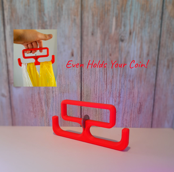Bag Holder with coin slot