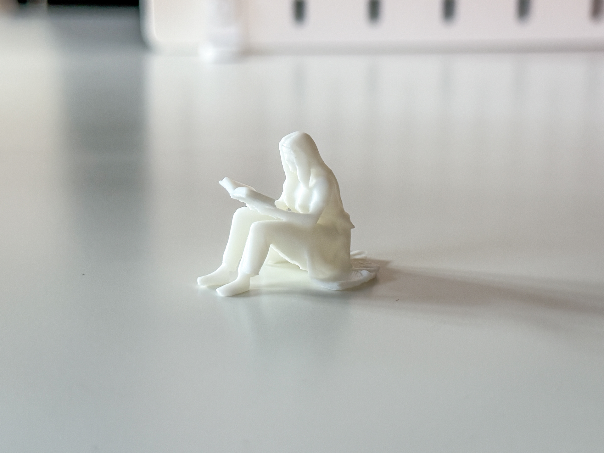 Miniature Sitting Woman/Reader for your Diorama