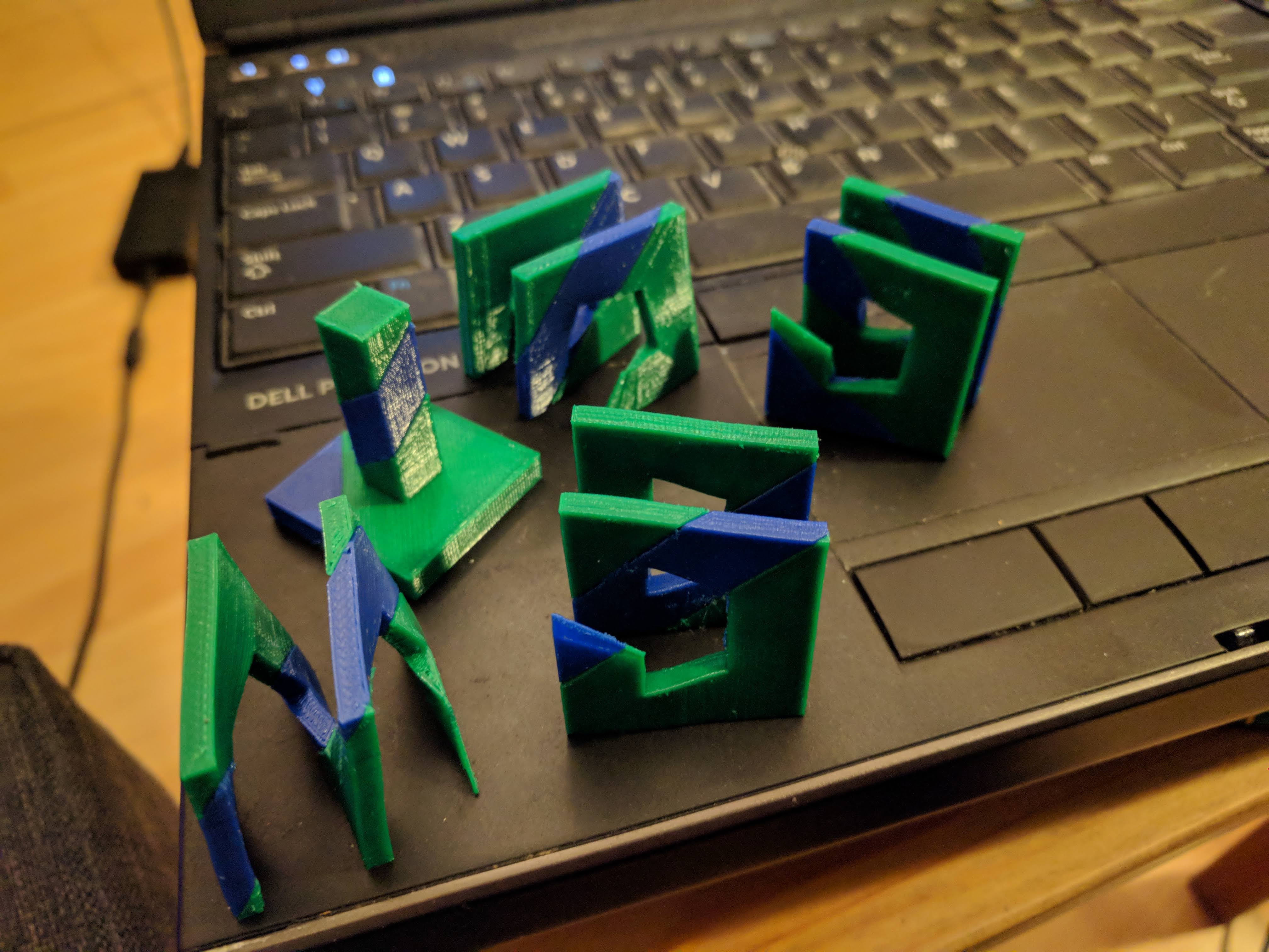 Miniatura 2 do modelo 3D Spiral puzzles