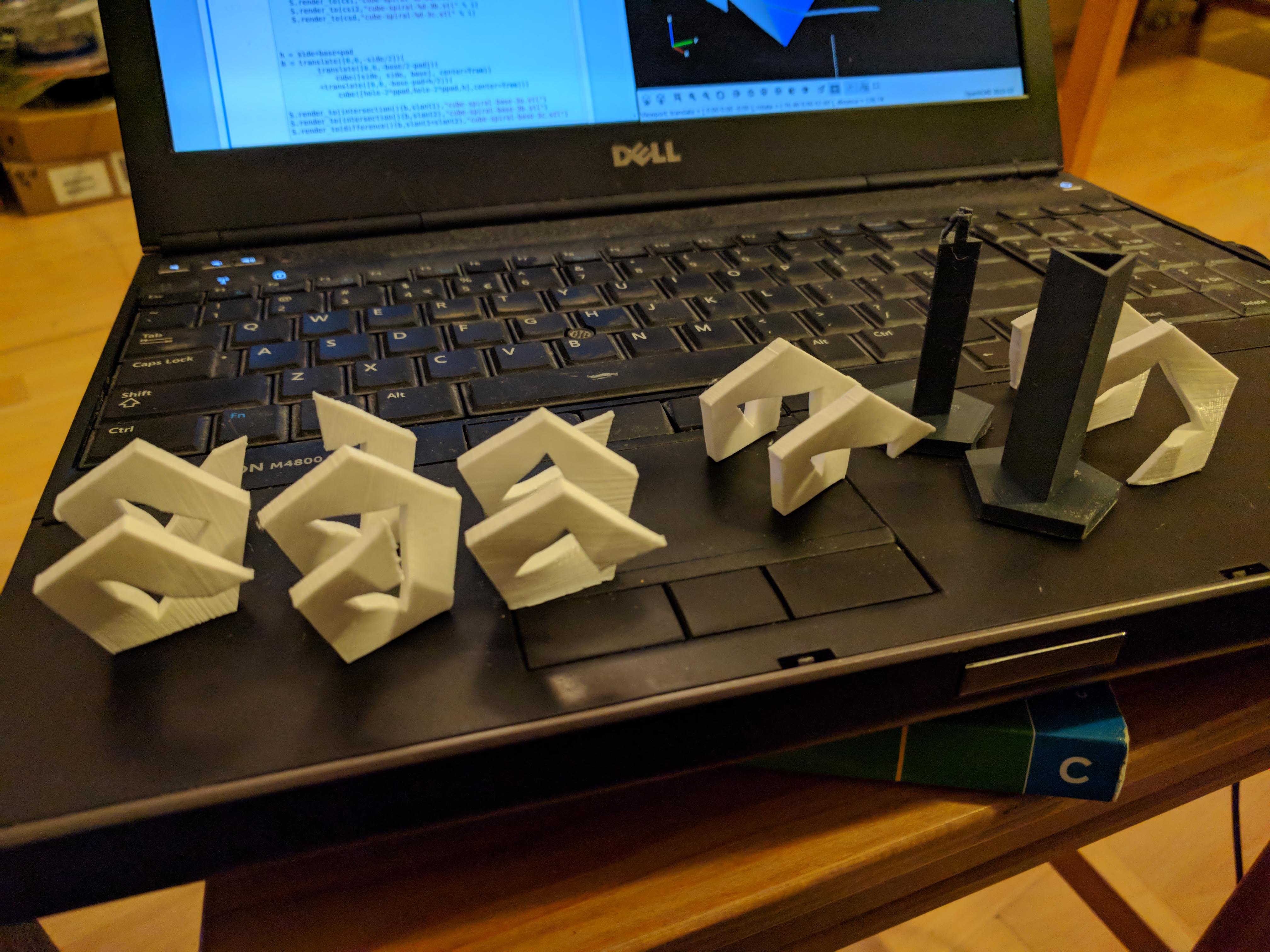 Miniatura 3 do modelo 3D Spiral puzzles