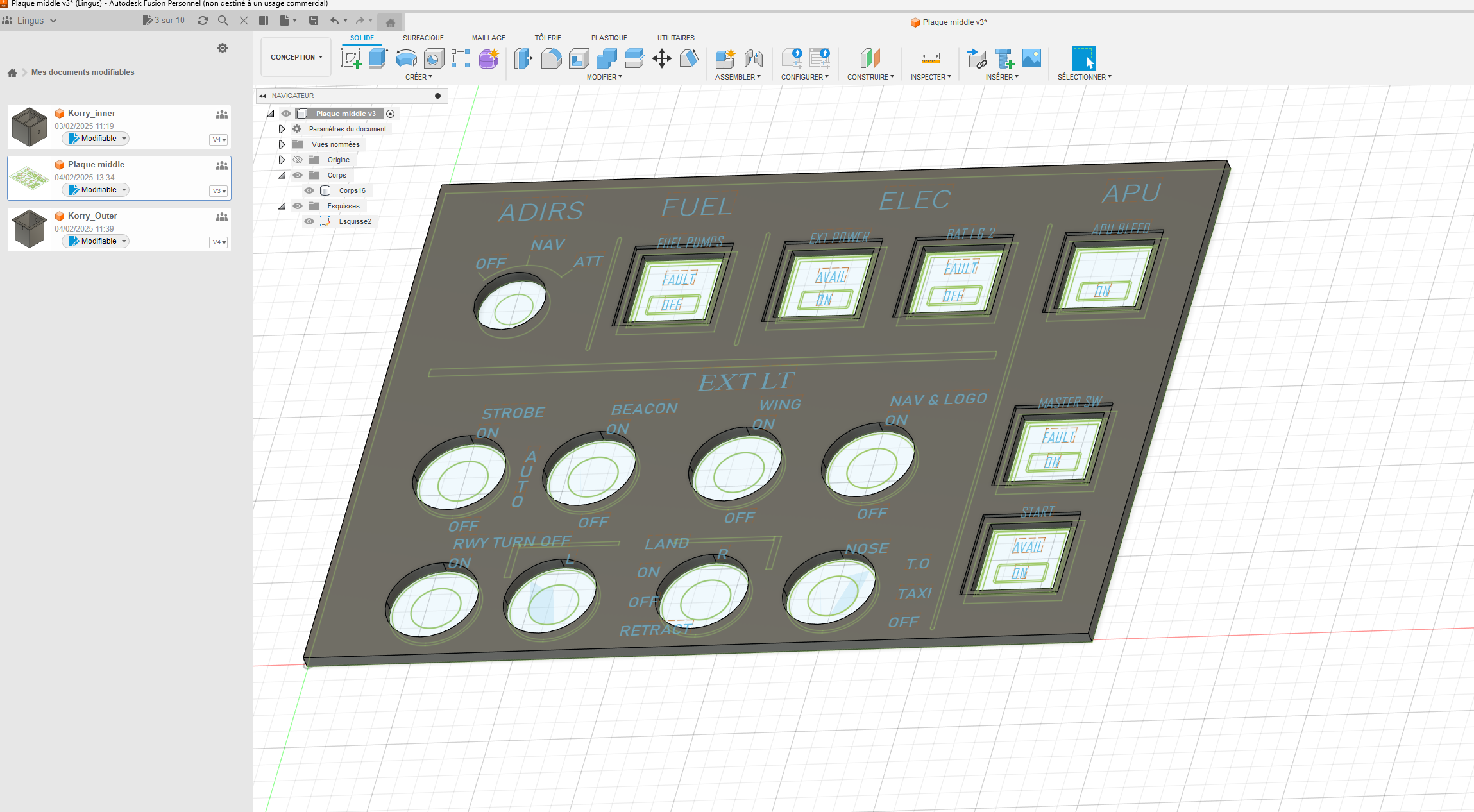Miniatura 6 do modelo 3D ButtonBox A320 MSFS