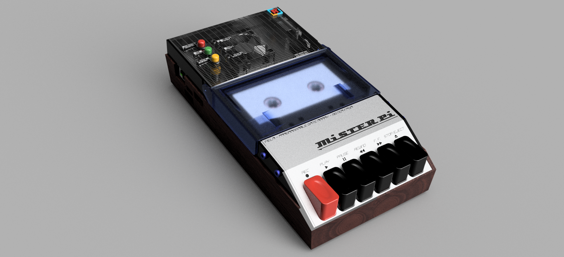 Mister Pi - Audio Pi Case - a Props It Yourself design