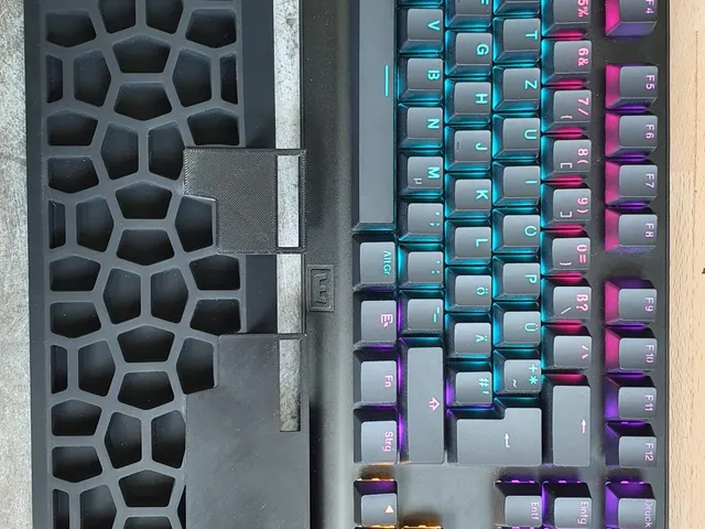 Wooting two HE Wrist Rest Attachment Braces