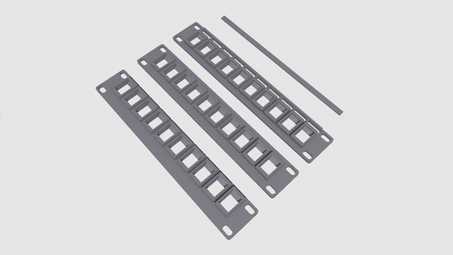 10 inch Keystone Patch Panel with Label