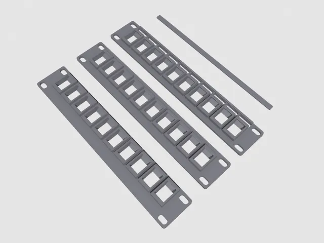 10 inch Keystone Patch Panel with Label