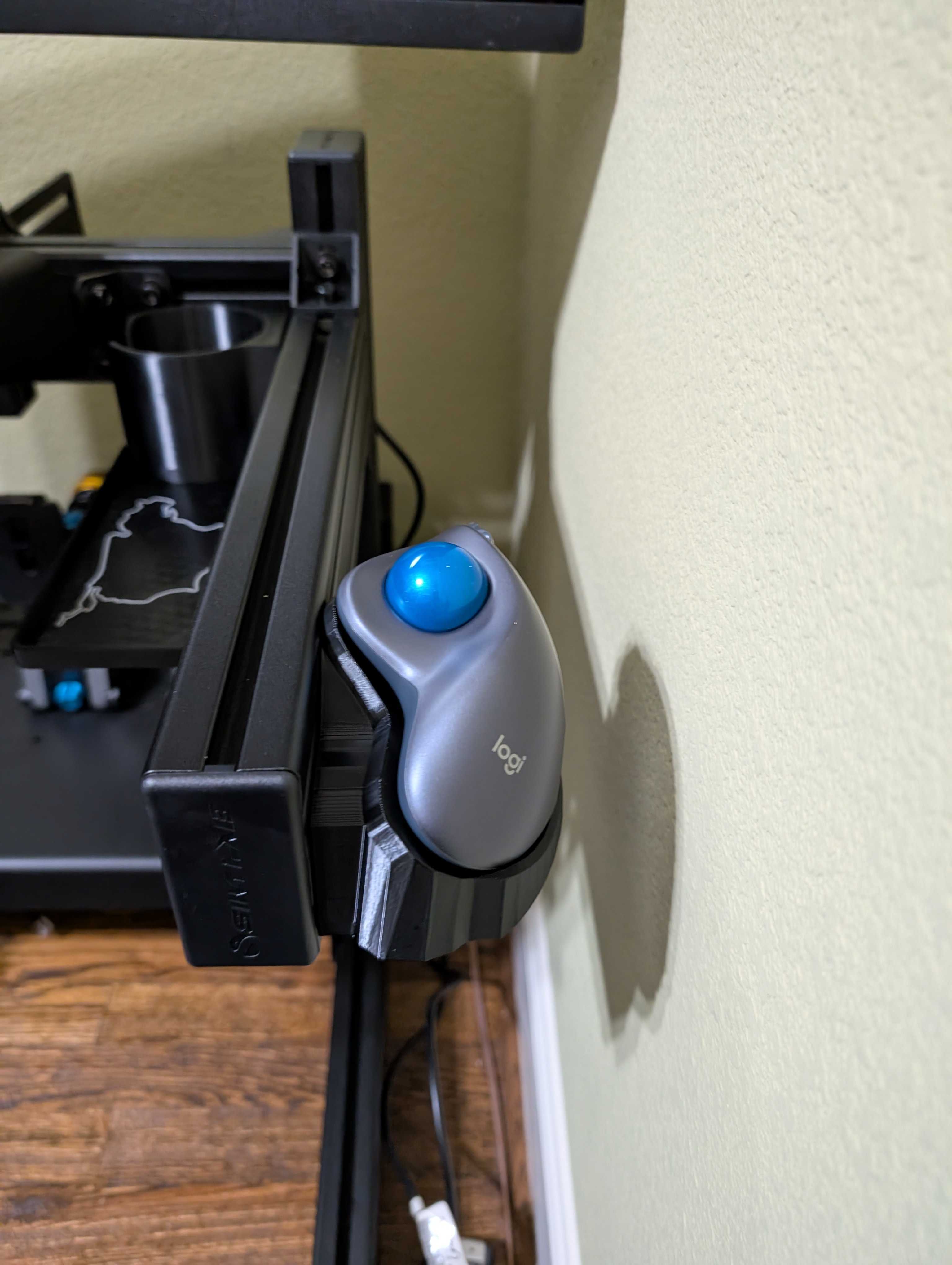8020 Sim Racing Logitech m570 Trackball Mount