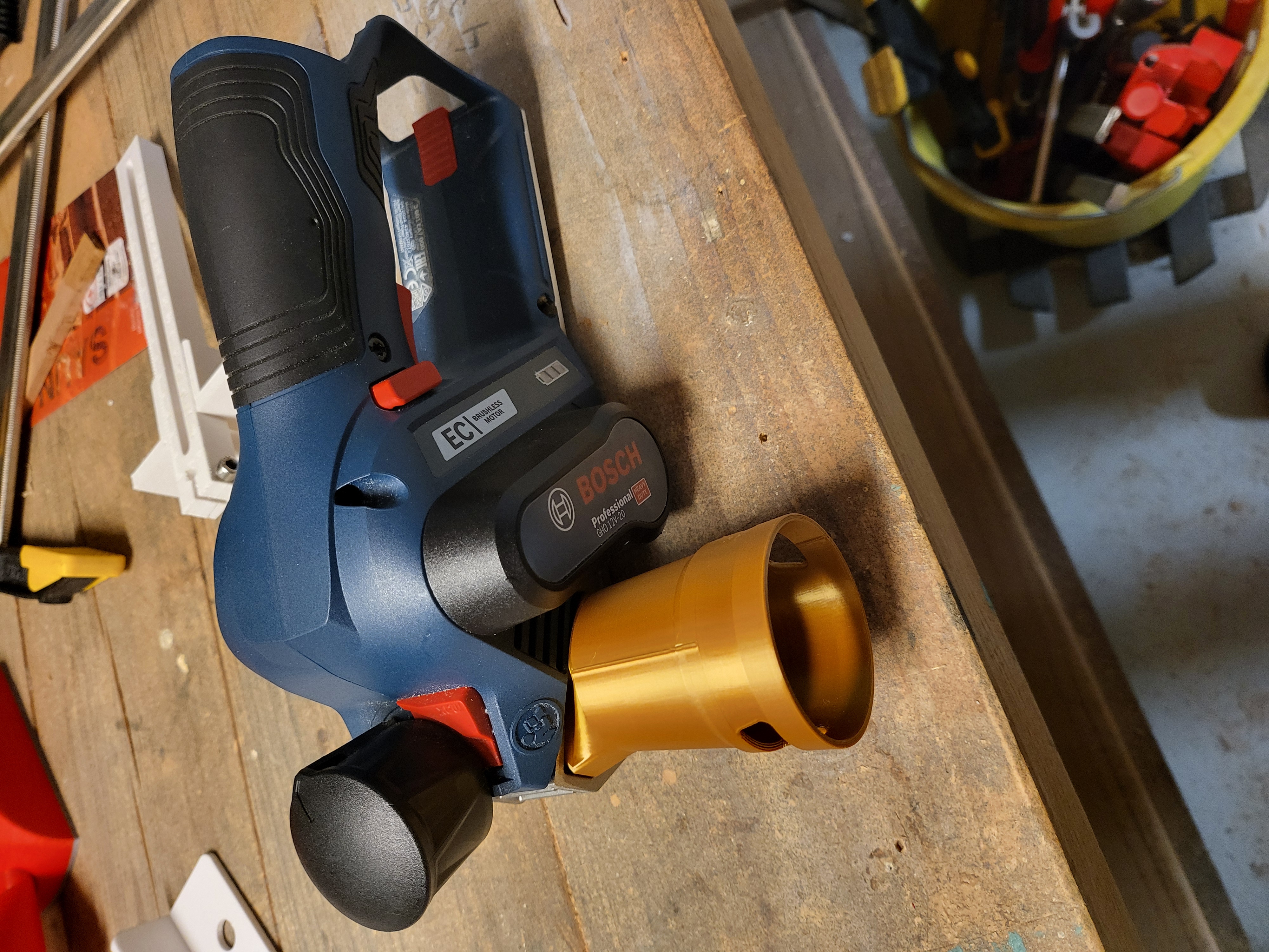 Bosch Planer GHO 12V-20 Dust Attachment for Karcher WD3