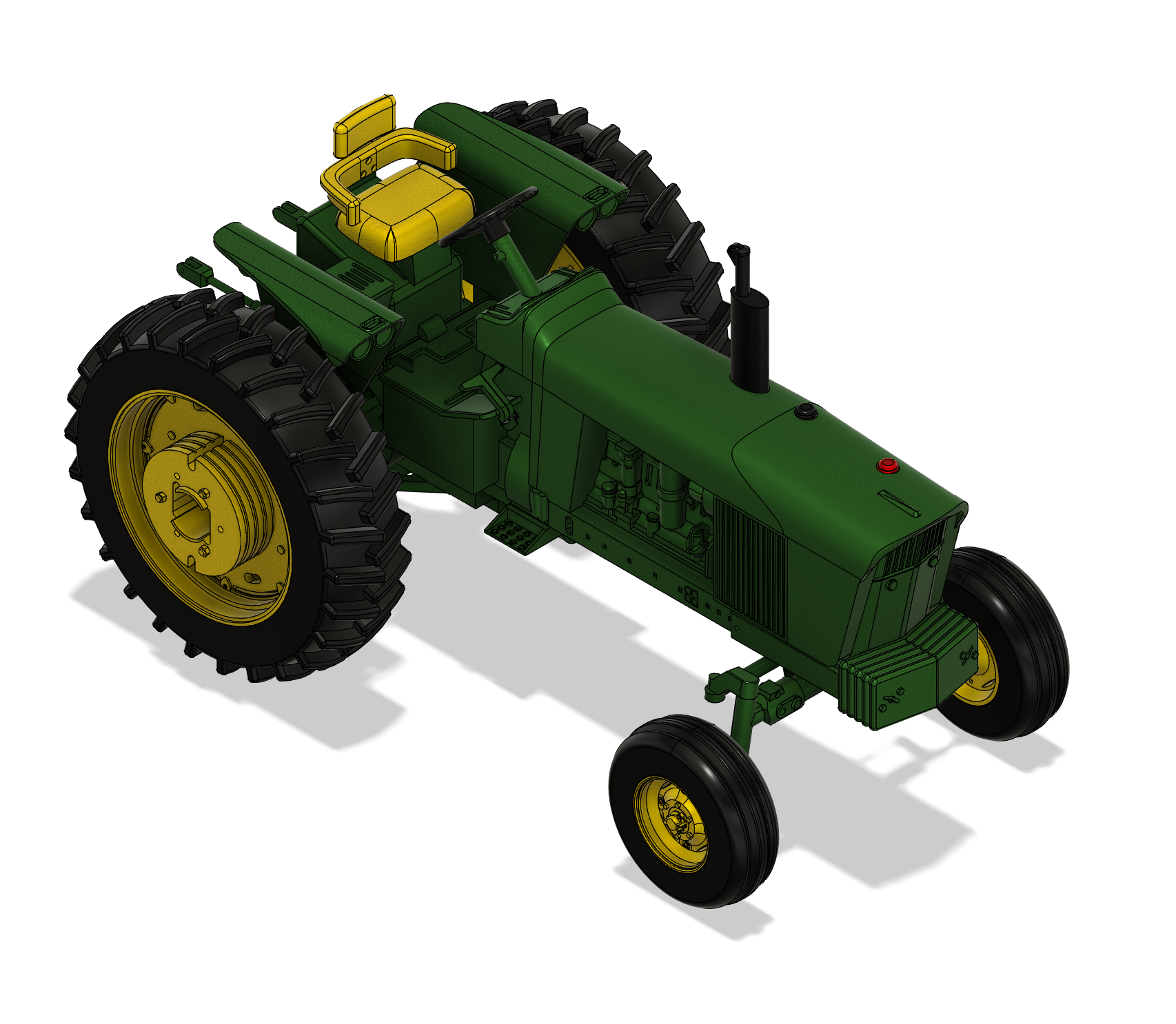 John Deere 4020 Tractor - 1:8th Scale