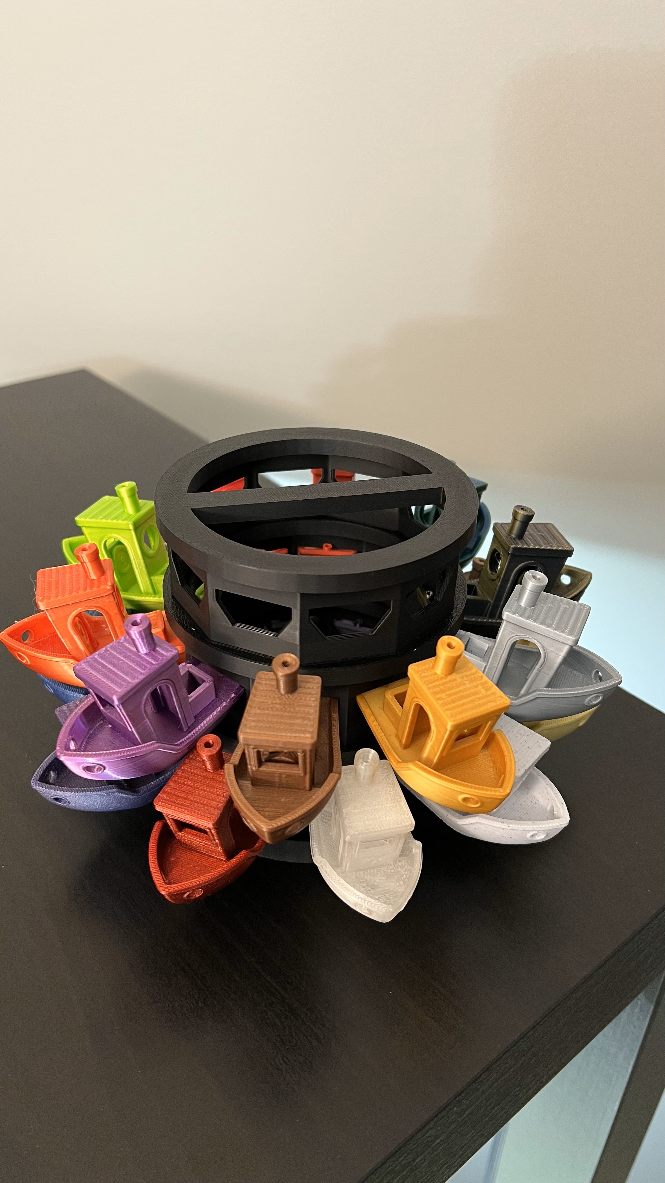 Benchy Dockyard Expandable Tower - Modular 10-Slot Stackable Rings