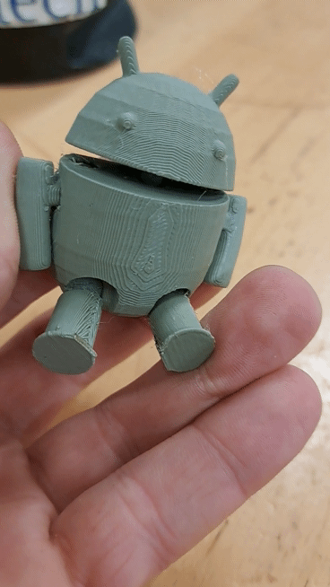 Android Logo Model with Articulated Parts