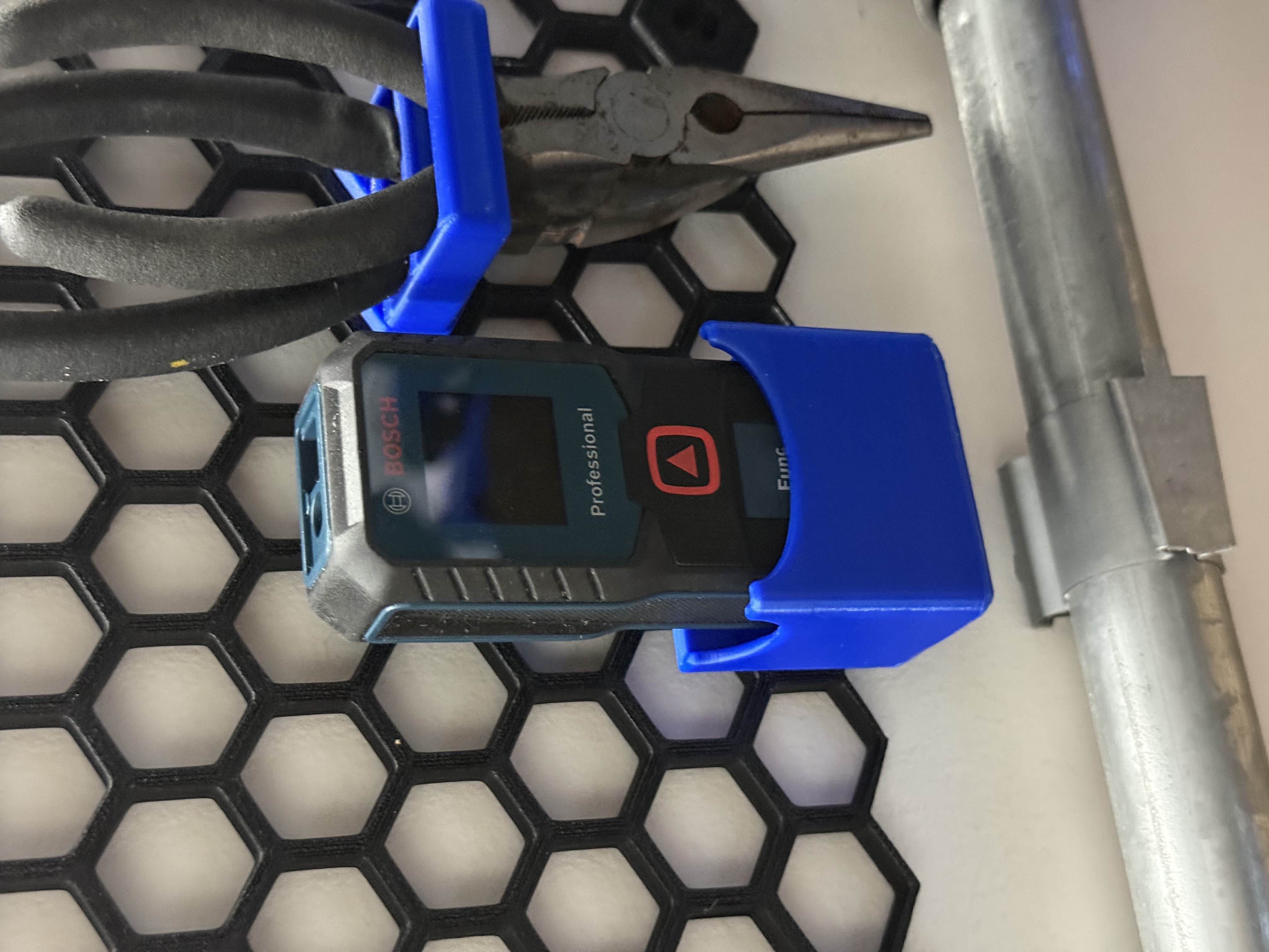 Box holder for honeycomb organization system (Designed for Bosch Laser Tape Measure)