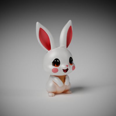 Miniatura 4 do modelo 3D Easter rabbit