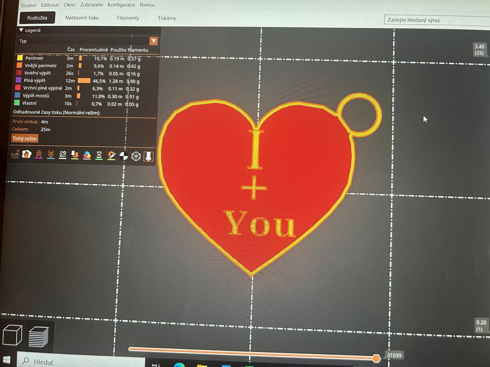 Valentine Keychain