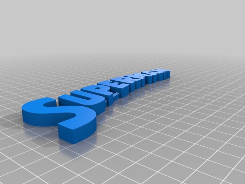 Miniatura 2 do modelo 3D Superman Logo (DC)
