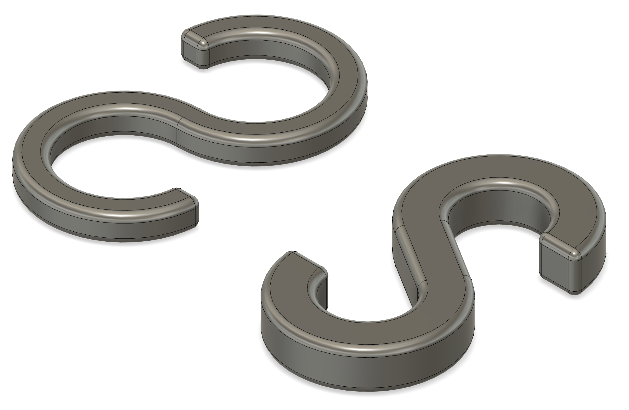S Hooks - Thin and Beefy Edition