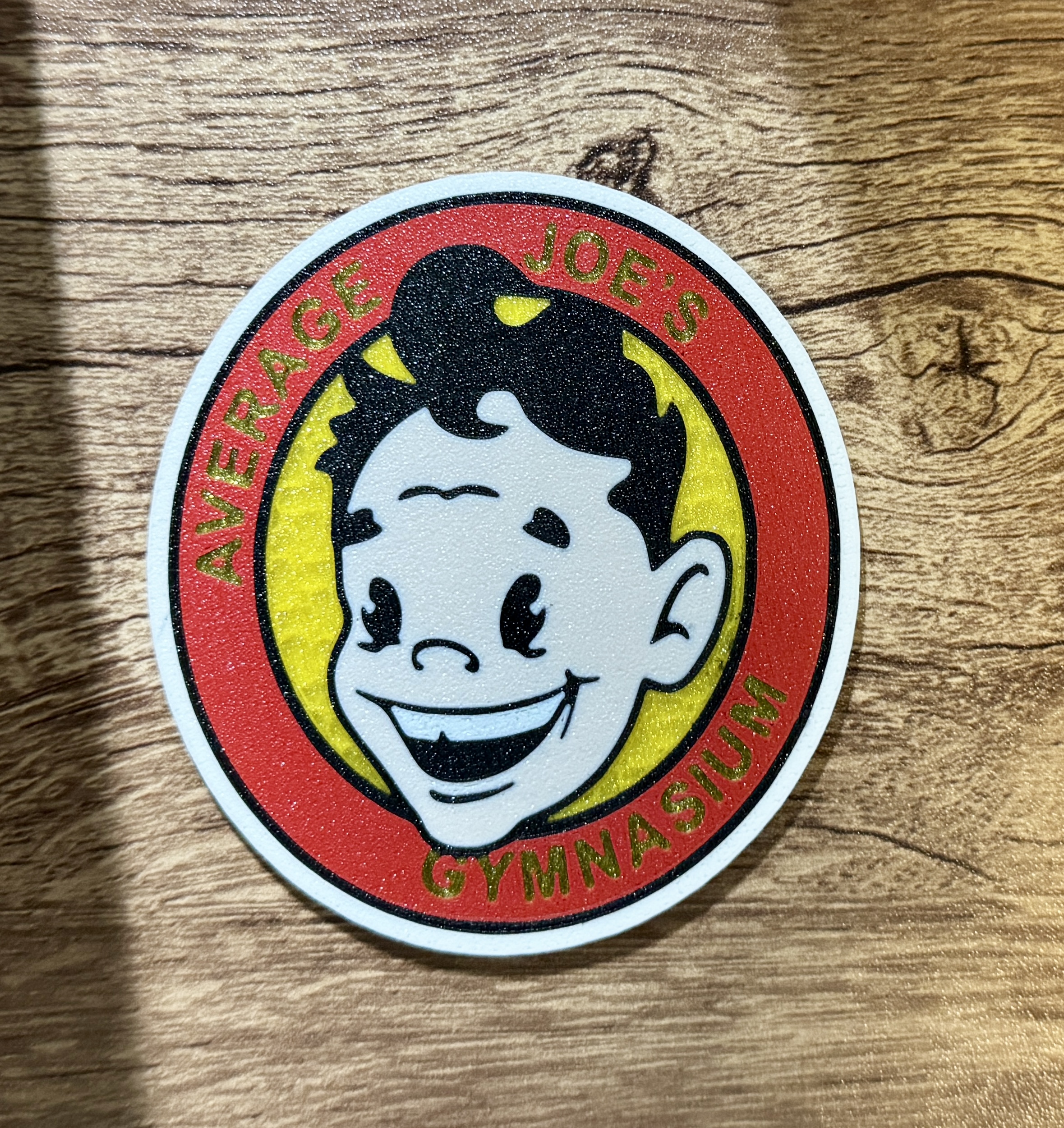 Average Joe's Dodgeball Magnet (multi-color)(8x3mm magnets)