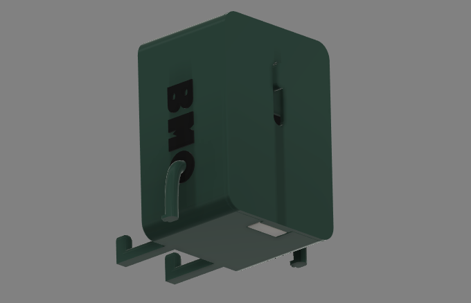 Miniatura 5 do modelo 3D BMO Pendrive case
