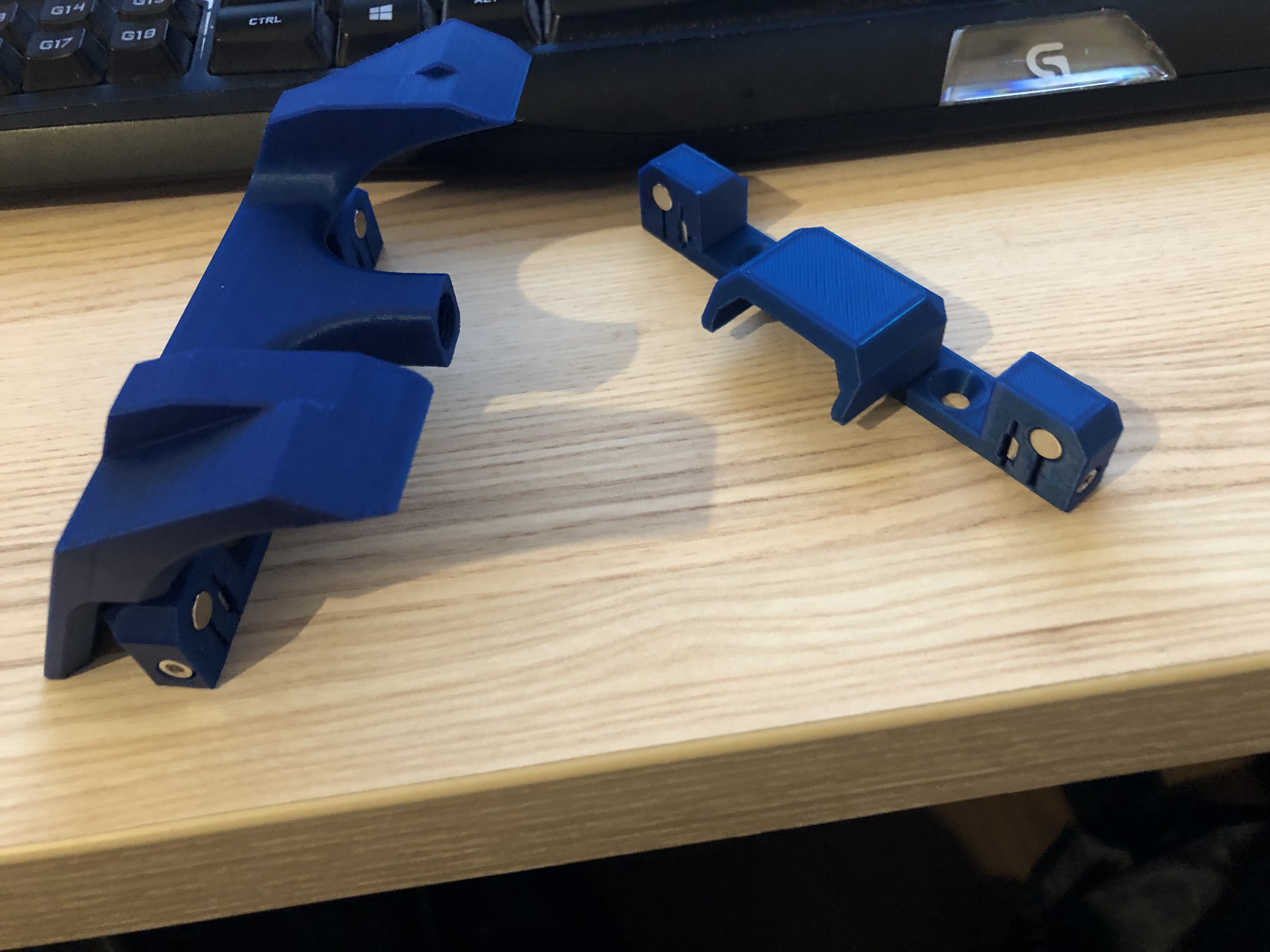 Extended PTFE (PC4-M10) Quick-Fittingfor Prusa Drybox w/ Base with more Clearance, Fixator for Drybox