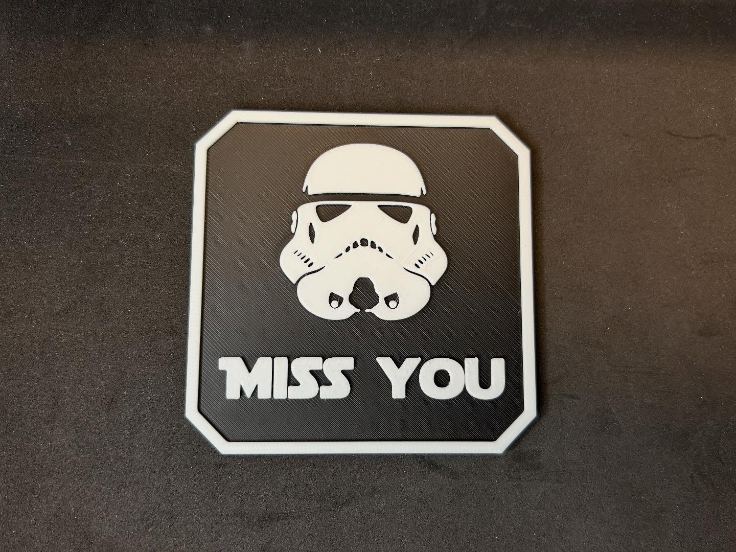 Star Wars Stormtrooper Miss You Coaster