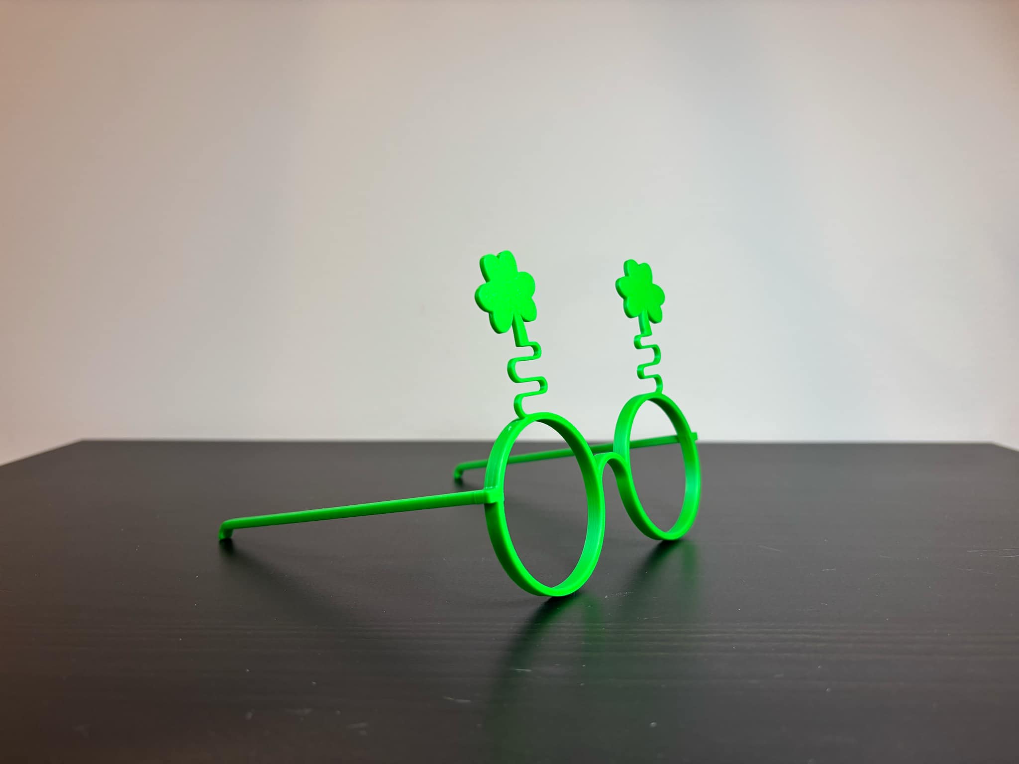 St. Patricks day toddler festive glasses