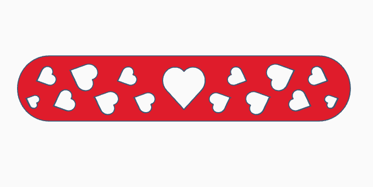 Walentynki - zakładka do książki 2 / Valentine's bookmark 2