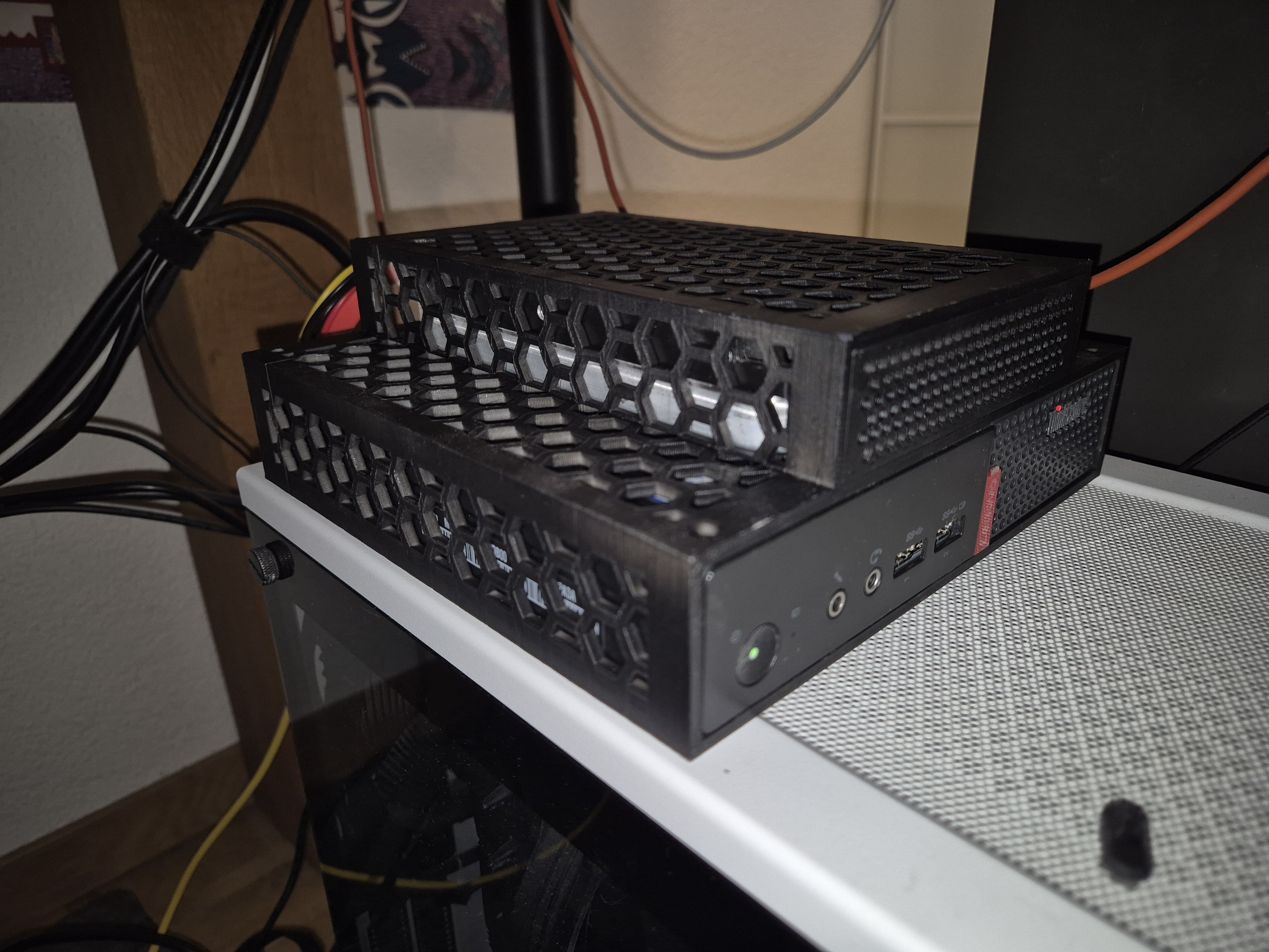 M710q Tiny 3.5"HDD mod Case