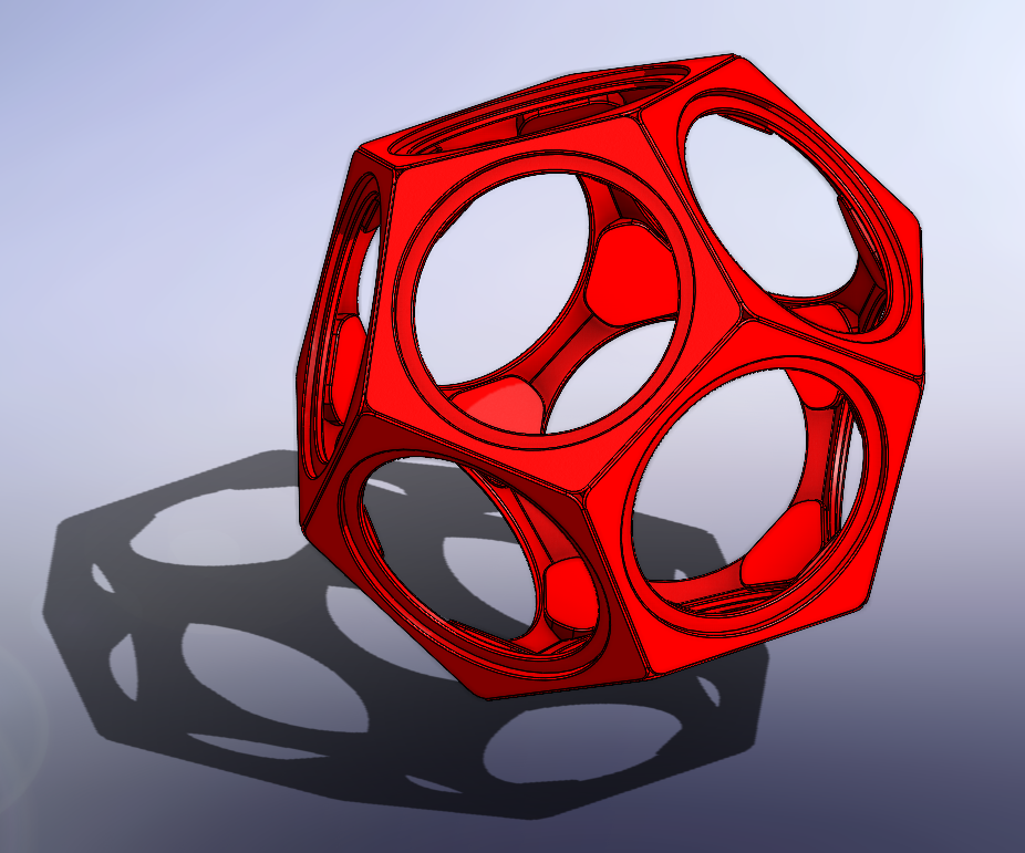 Dodecahedron building toy